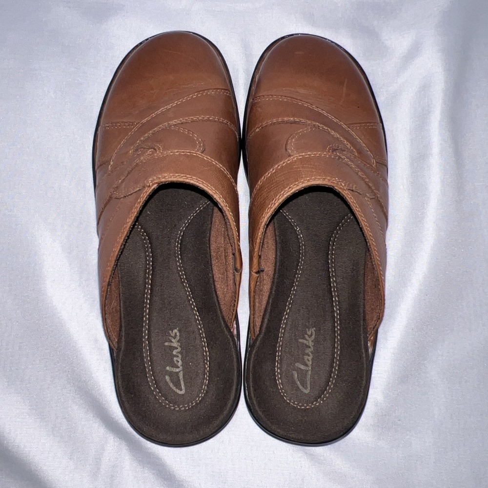 Clarks Women's Shoes Size 7  Slip On Clog Mules BNWOB - Picture 4 of 9